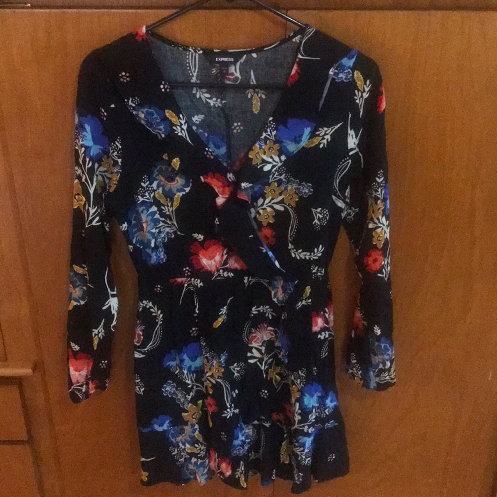 Express floral dress